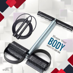 Tummy Trimmer with Skipping Rope Strength Workout at Home & Gym